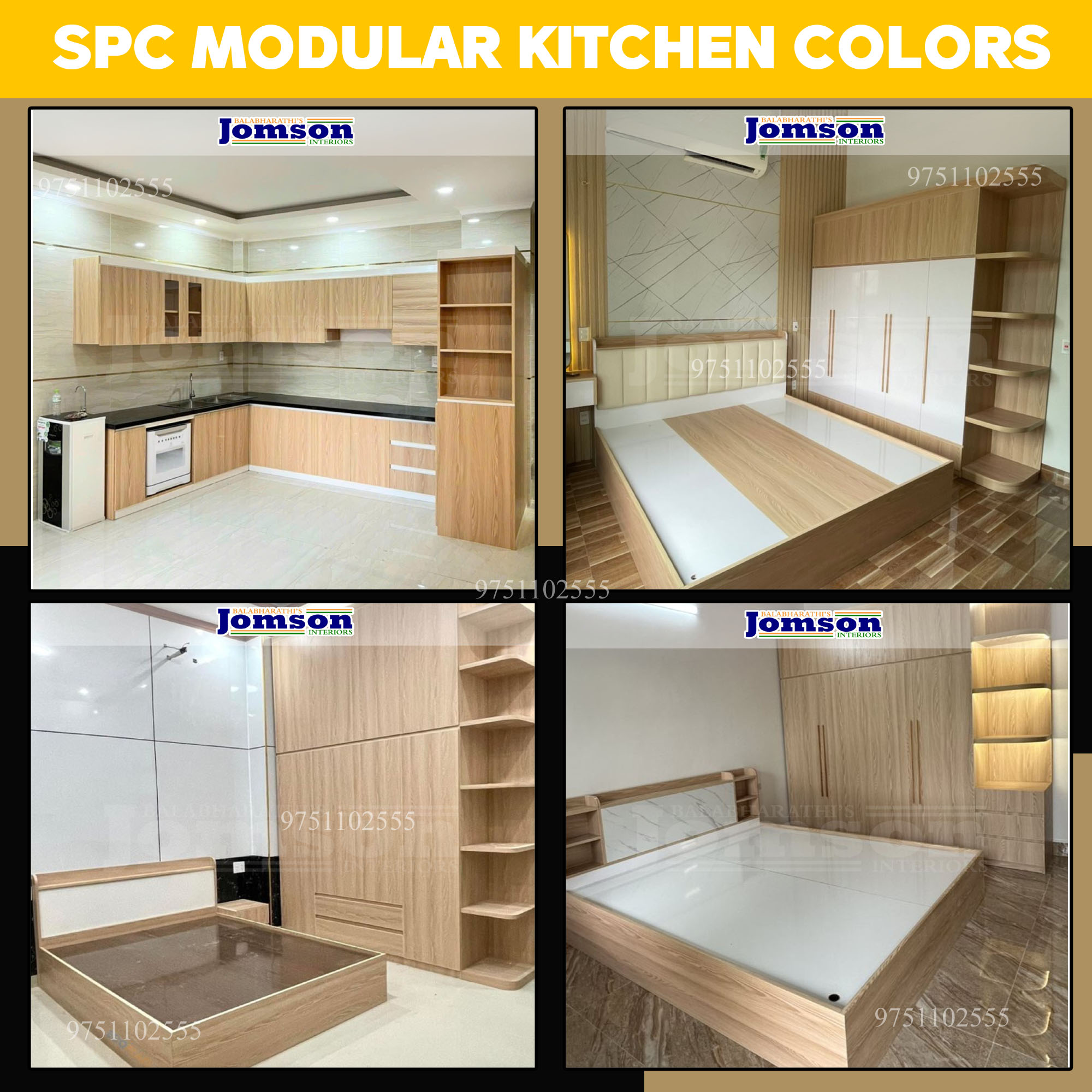 UPVC Modular Kitchen Colors